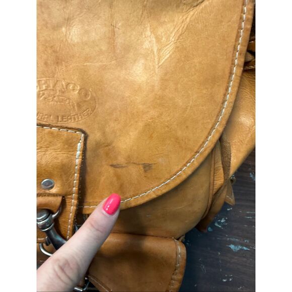 CHACO Vintage Tan Leather Backpack main image 8